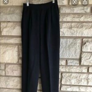 St John Basics black Santana pleated knit pant 2